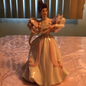 Lenox porcelain doll ivory and pink doll